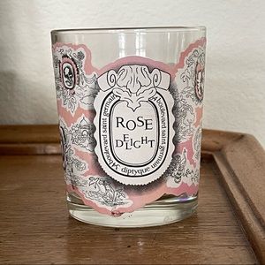 Empty Diptyque Valentine Rose Delight candle vessel